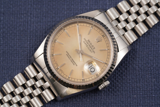 Rolex Datejust ref. 16234 Tropical Golden Dial Watch Only
