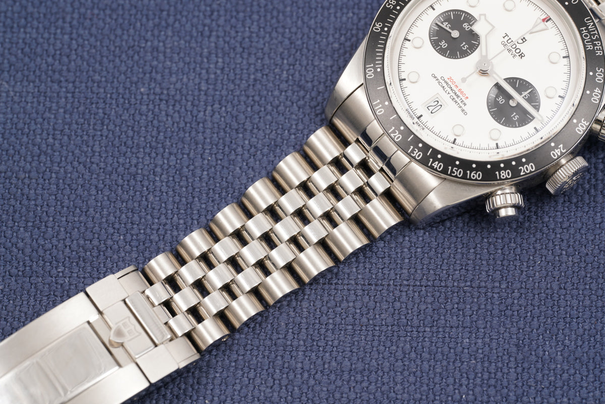 Tudor Black Bay Chronograph ref. 79360N White Dial Full Set Extra Bracelet
