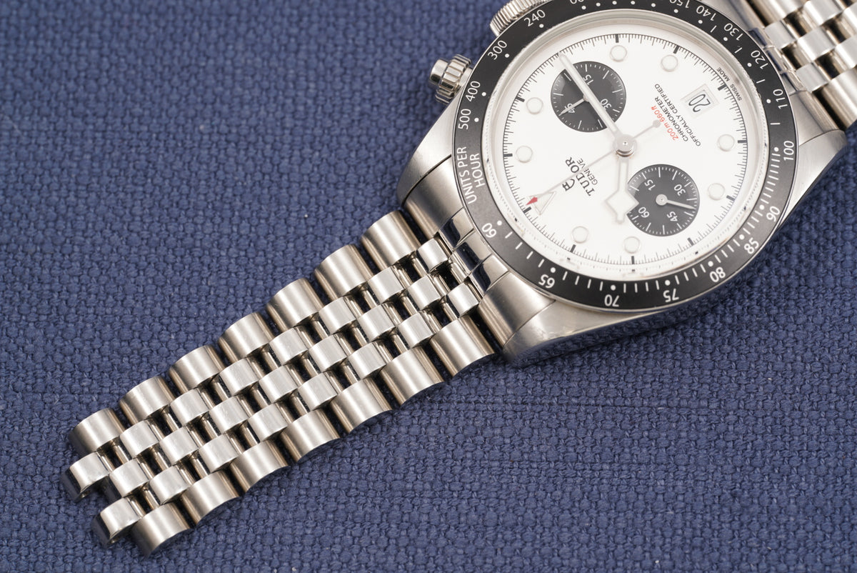 Tudor Black Bay Chronograph ref. 79360N White Dial Full Set Extra Bracelet