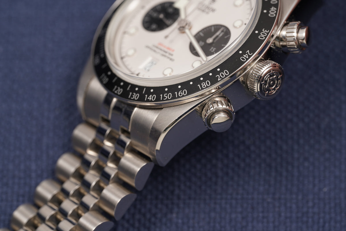 Tudor Black Bay Chronograph ref. 79360N White Dial Full Set Extra Bracelet