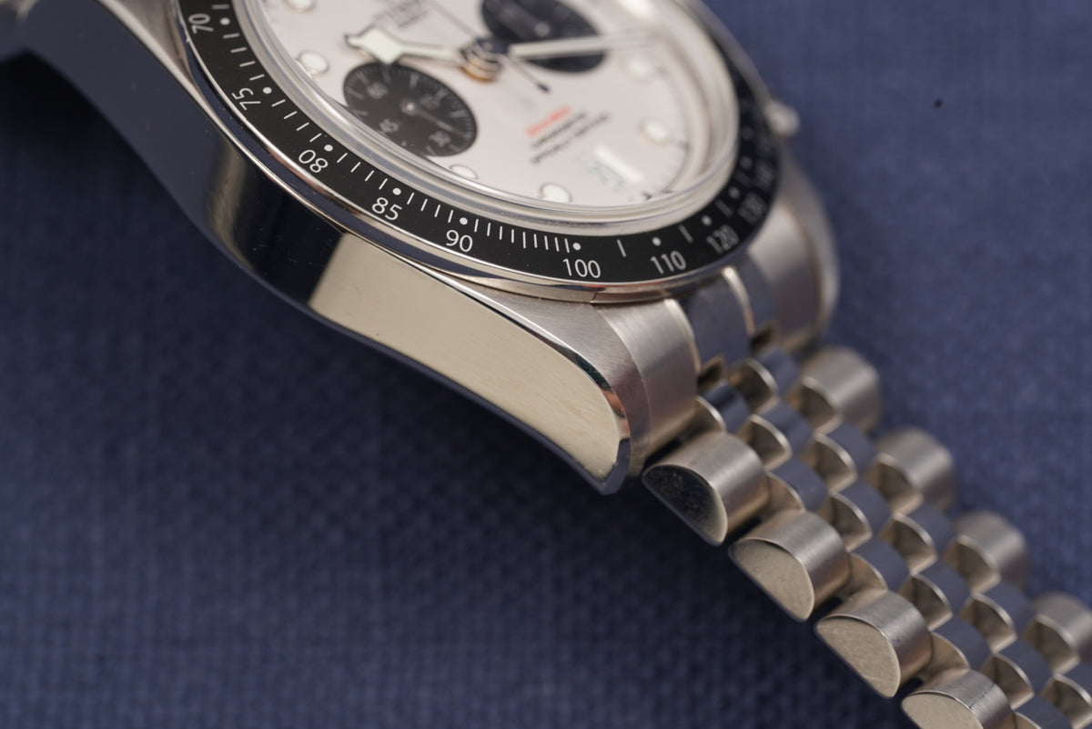 Tudor Black Bay Chronograph ref. 79360N White Dial Full Set Extra Bracelet