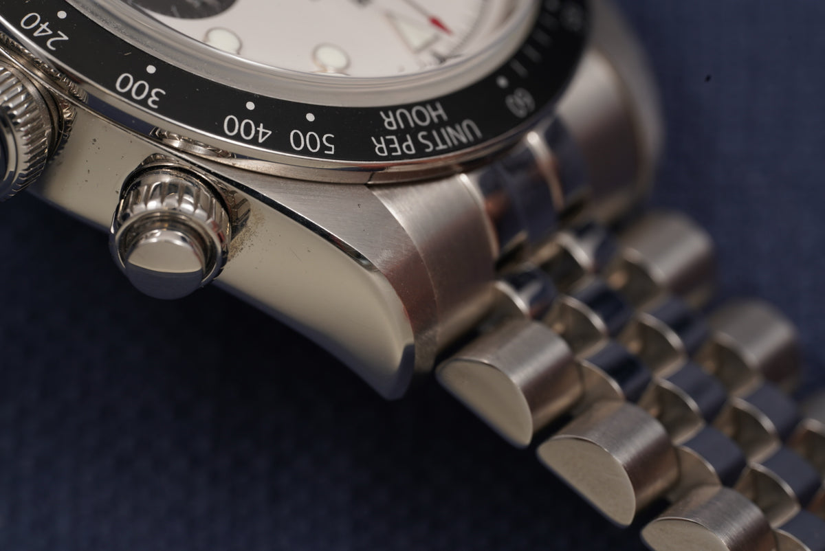 Tudor Black Bay Chronograph ref. 79360N White Dial Full Set Extra Bracelet