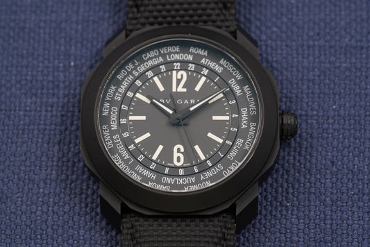 Bulgari Octo World Time ref. 103486 Watch and Papers