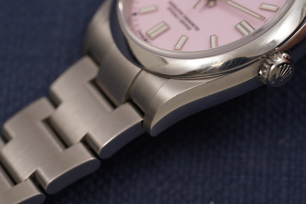 Rolex Oyster Perpetual 36mm Candy Pink ref. 126000 Box and Papers