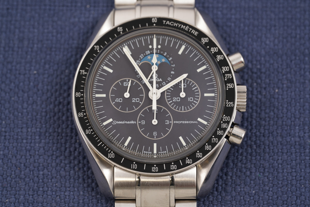 Omega Speedmaster Moonphase ref. 3576.50.00 Papers and Pictogram Certificate