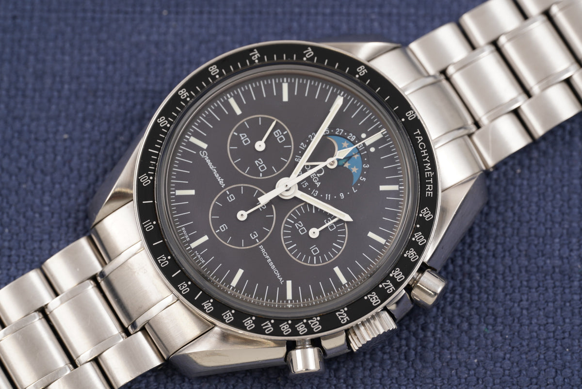 Omega Speedmaster Moonphase ref. 3576.50.00 Papers and Pictogram Certificate