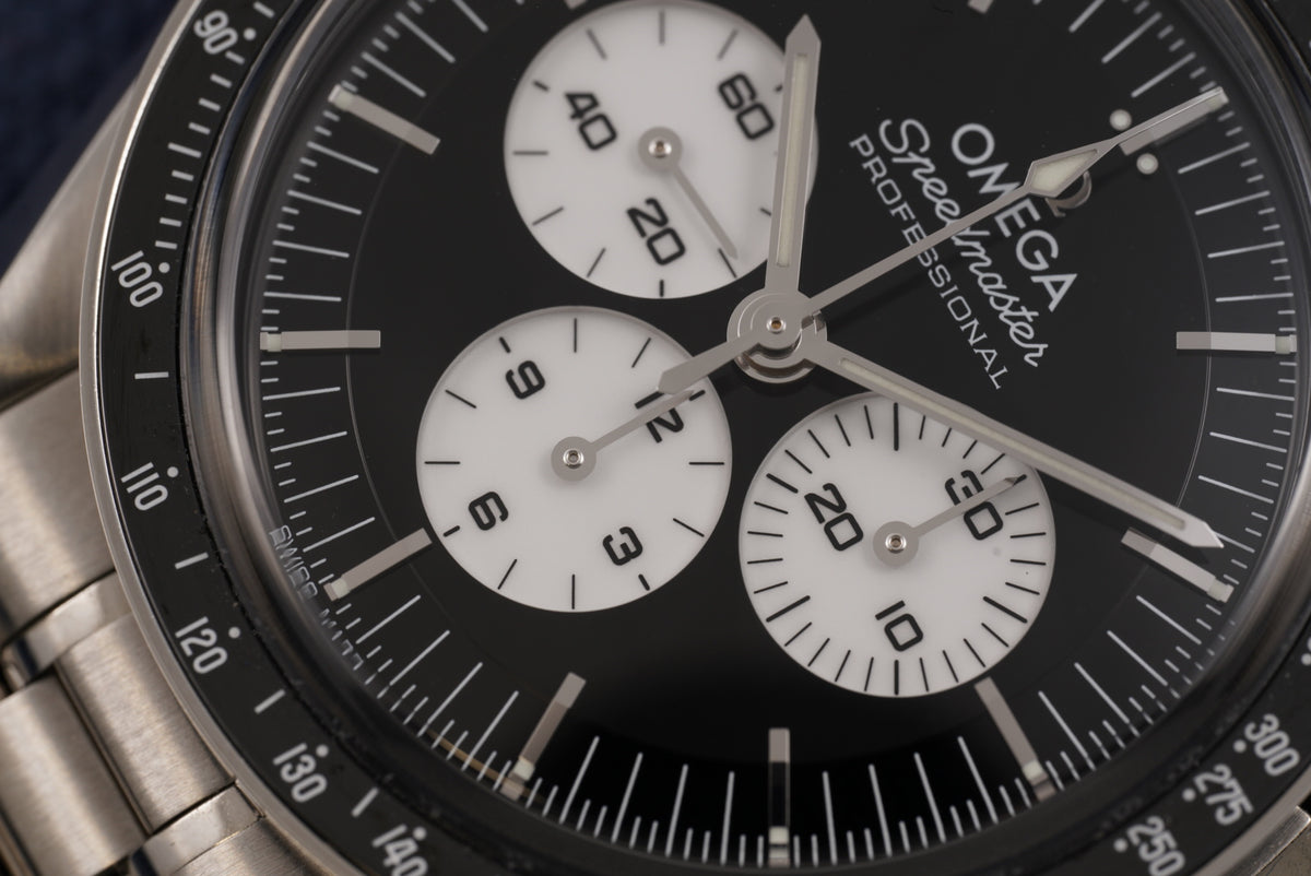 Omega Speedmaster Reverse Panda ref. 310.30.42.50.01.004 Ceramic Bezel Lacquer Dial Full Set