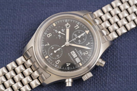IWC Fliegerchronograph ref. IW3706 Full Set Tritium Dial
