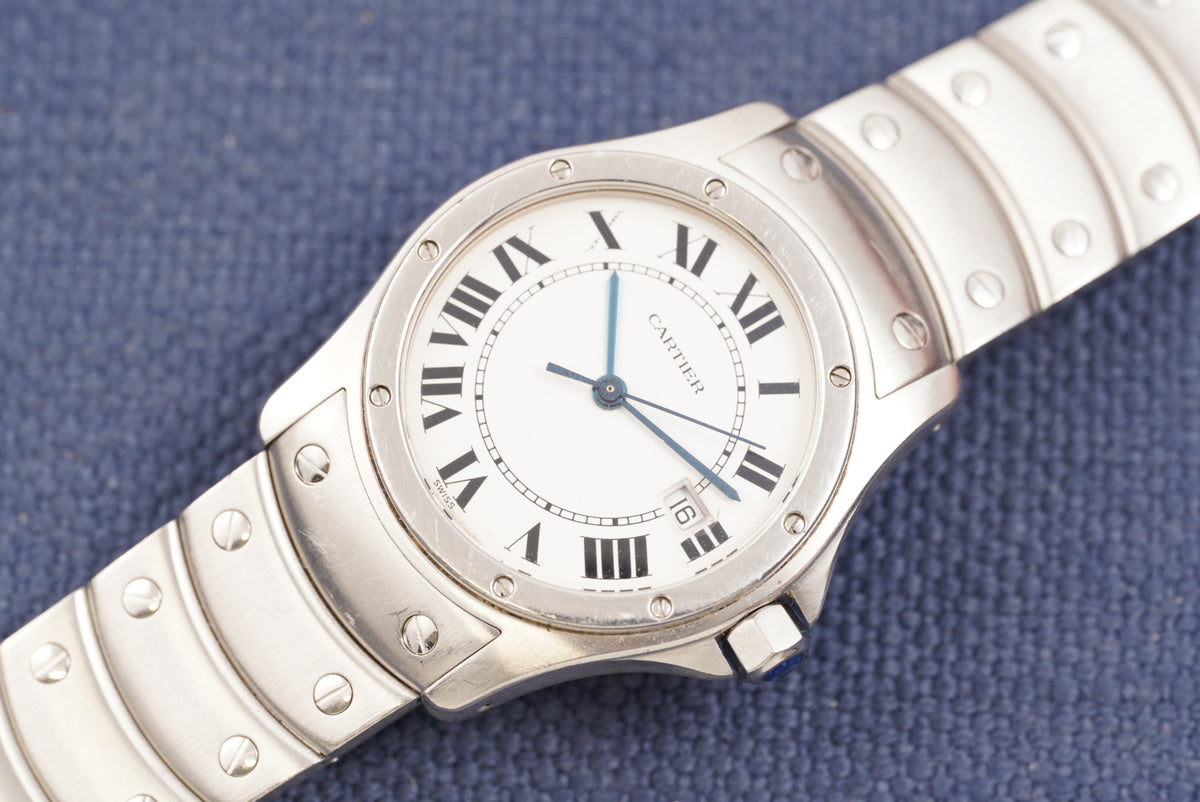 Cartier Santos Ronde ref. 1561.1 Box and Booklets