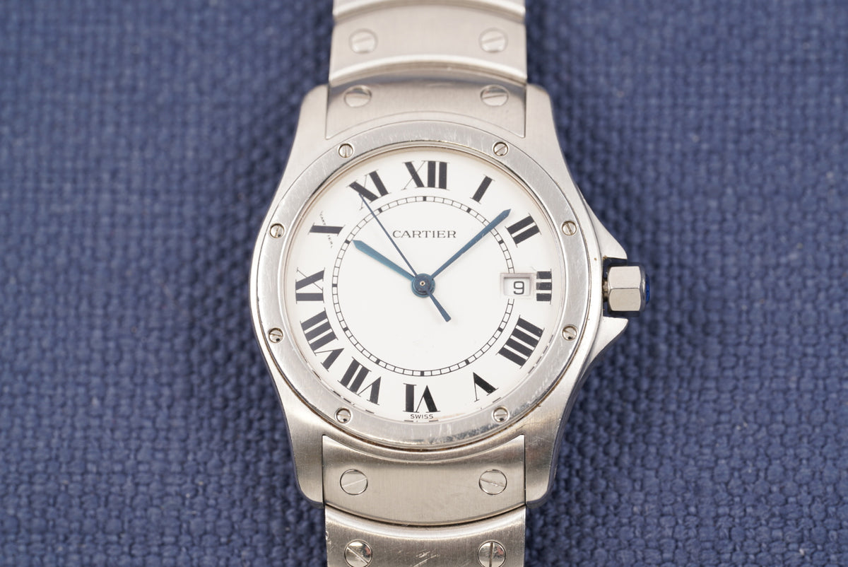 Cartier Santos Ronde ref. 1561.1 Box and Booklets