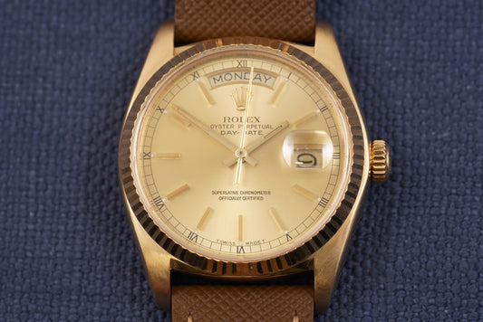 Rolex Day-Date ref. 18038 Champagne Dial Watch Only