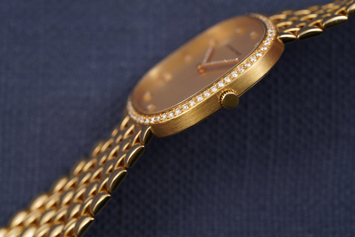 Audemars Piguet Ellipse Diamond-Set Dial Hands and Bezel Watch Only