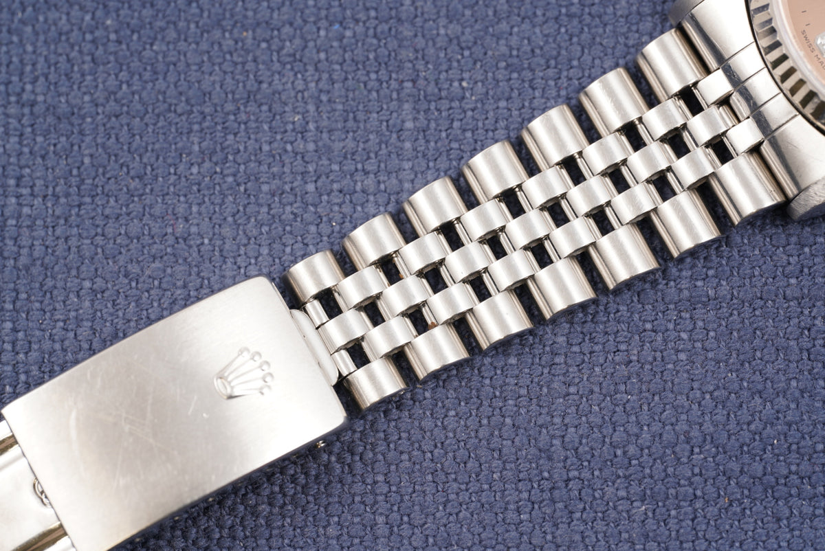 Rolex Datejust ref. 16234 Salmon Diamond Dial Watch Only