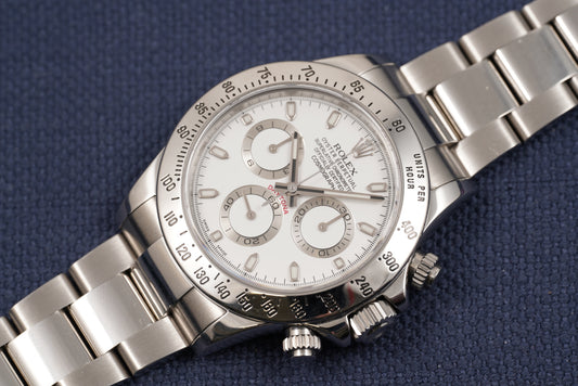 Rolex Daytona White Dial ref. 116520 "APH" Dial Full Set